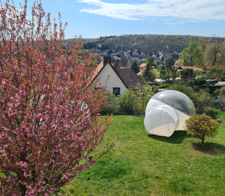 Bubble Tent Freyburg Sektperle